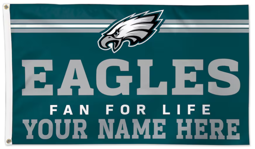 Philadelphia Eagles Flag-3x5FT new NFL Philadelphia Eagles Flag Banner-100% polyester-Strips & Stars-gloves