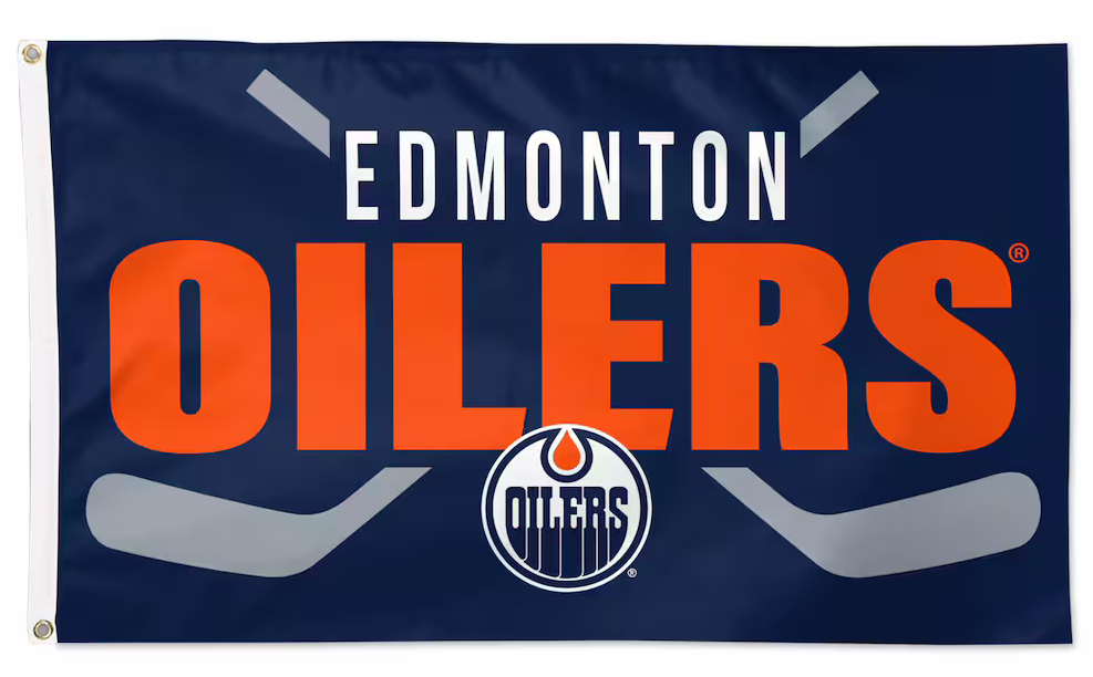 NHL Edmonton Oilers Flag-3x5FT Banner Of Edmonton Oilers -100% polyester