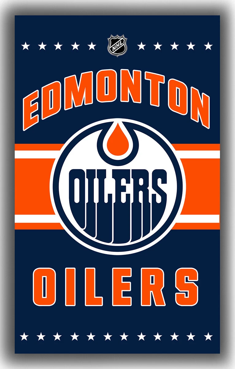 NHL Edmonton Oilers Flag-3x5FT Banner Of Edmonton Oilers -100% polyester