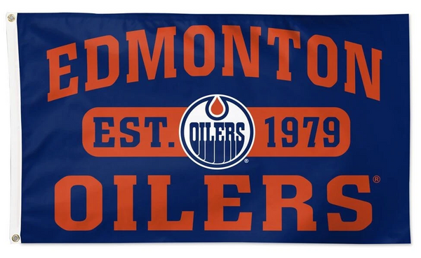 NHL Edmonton Oilers Flag-3x5FT Banner Of Edmonton Oilers -100% polyester