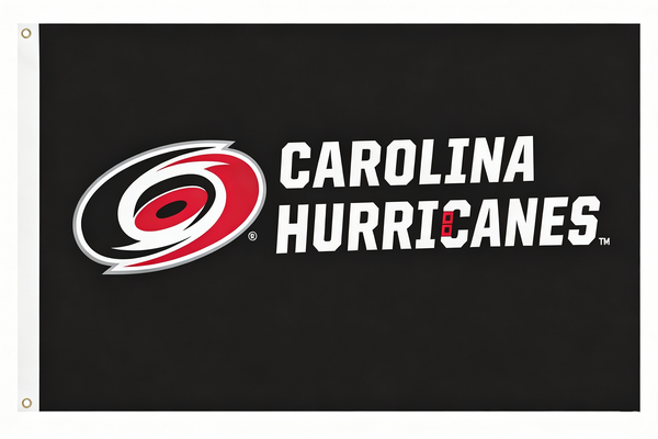 NHL Carolina Hurricanes Flag-3x5FT Banner-100% polyester-2 Metal Grommets