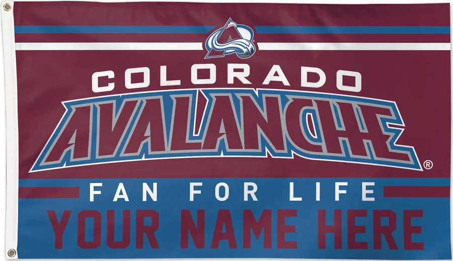 NHL Colorado Avalanche Flag-3x5FT Banner-100% polyester