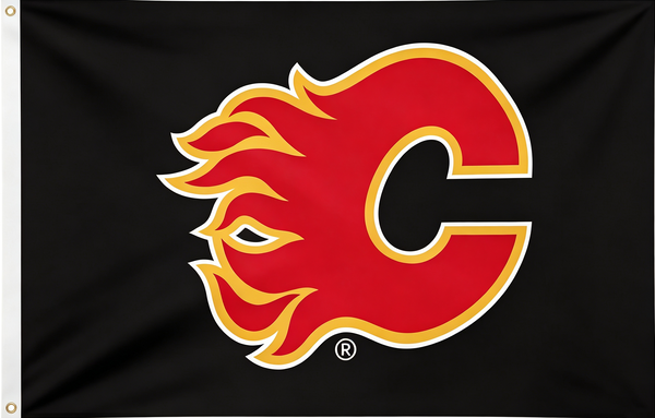 Calgary Flames Flag-3x5FT NHL Banner-100% polyester