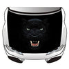 Black Panther Car Hood Cover Flag , Engine Banner Flag Black Panther Logo,3.3X5ft,100% Polyester Elastic Fabrics Can be Washed
