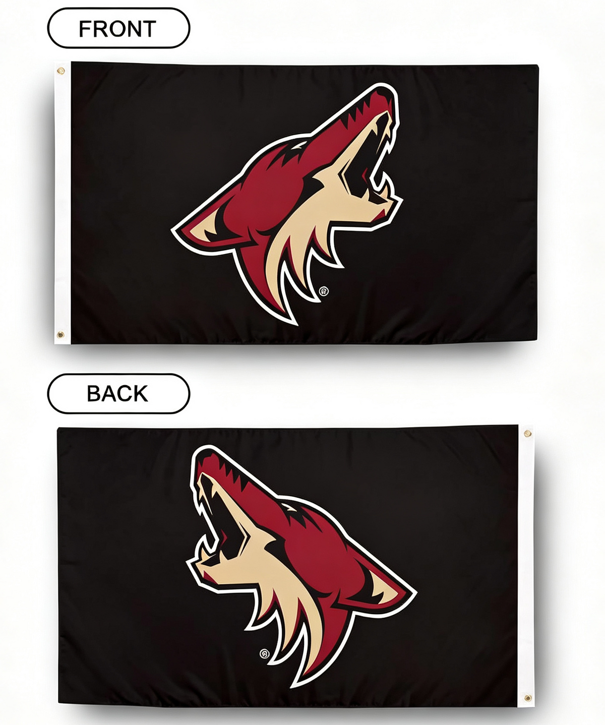 Arizona Coyotes Flag-3x5 FT-100% polyester