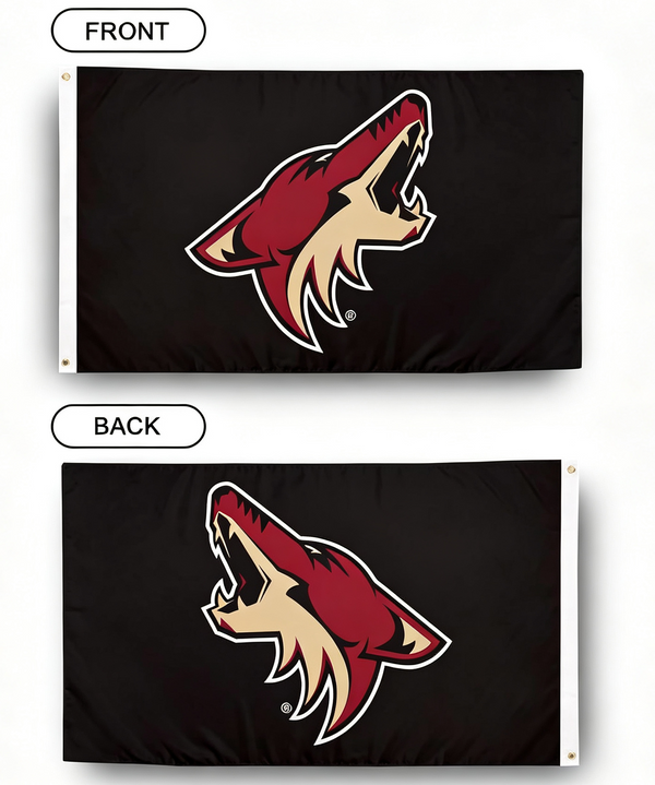 Arizona Coyotes Flag-3x5 FT-100% polyester