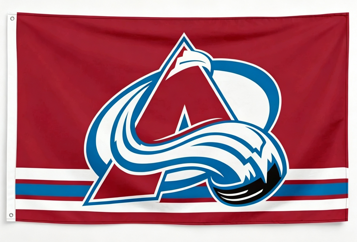 Colorado Avalanche Flag-3x5FT Banner-100% polyester