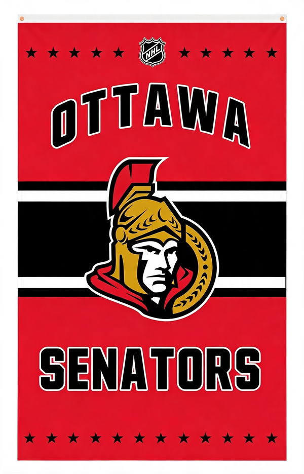 NHL Ottawa Senators Flag-3x5FT Banner-100% polyester