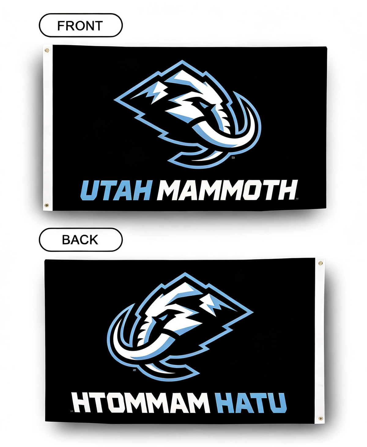 NHL Utah Mammoth Flag-3x5Ft  Banner-100% polyester