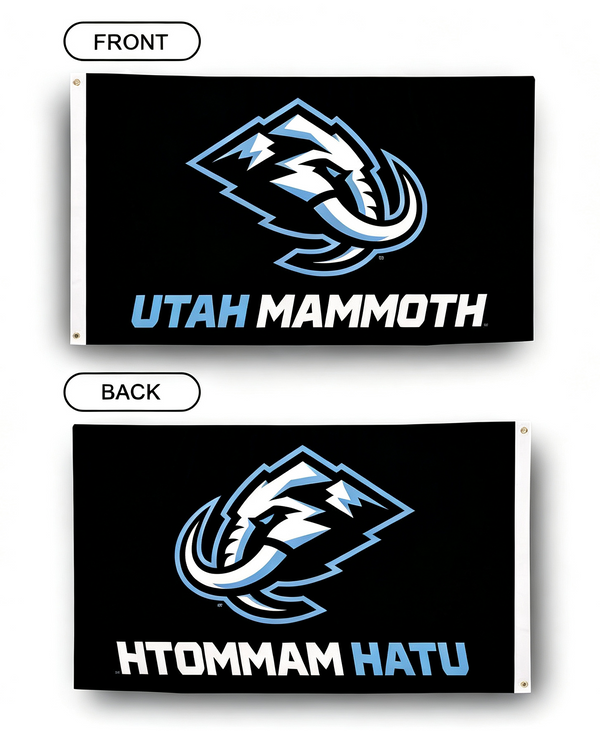 NHL Utah Mammoth Flag-3x5Ft  Banner-100% polyester