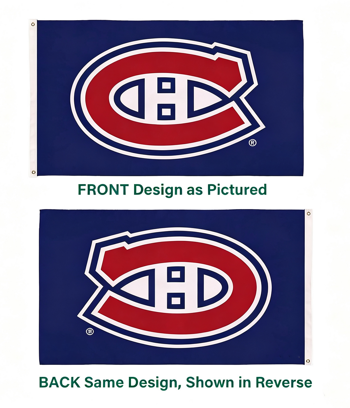 NHL Montreal Canadiens Flag-3x5FT Banner-100% polyester