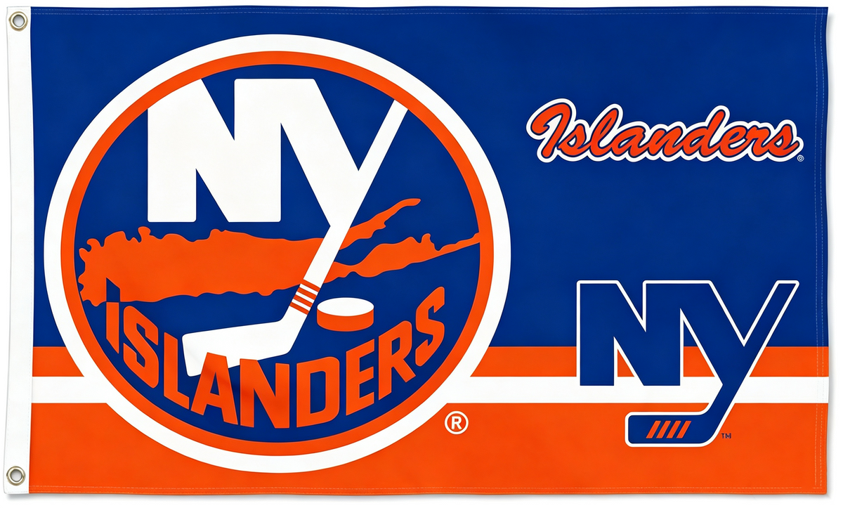 NHL New York lslanders Flag-3x5FT Banner-100% polyester