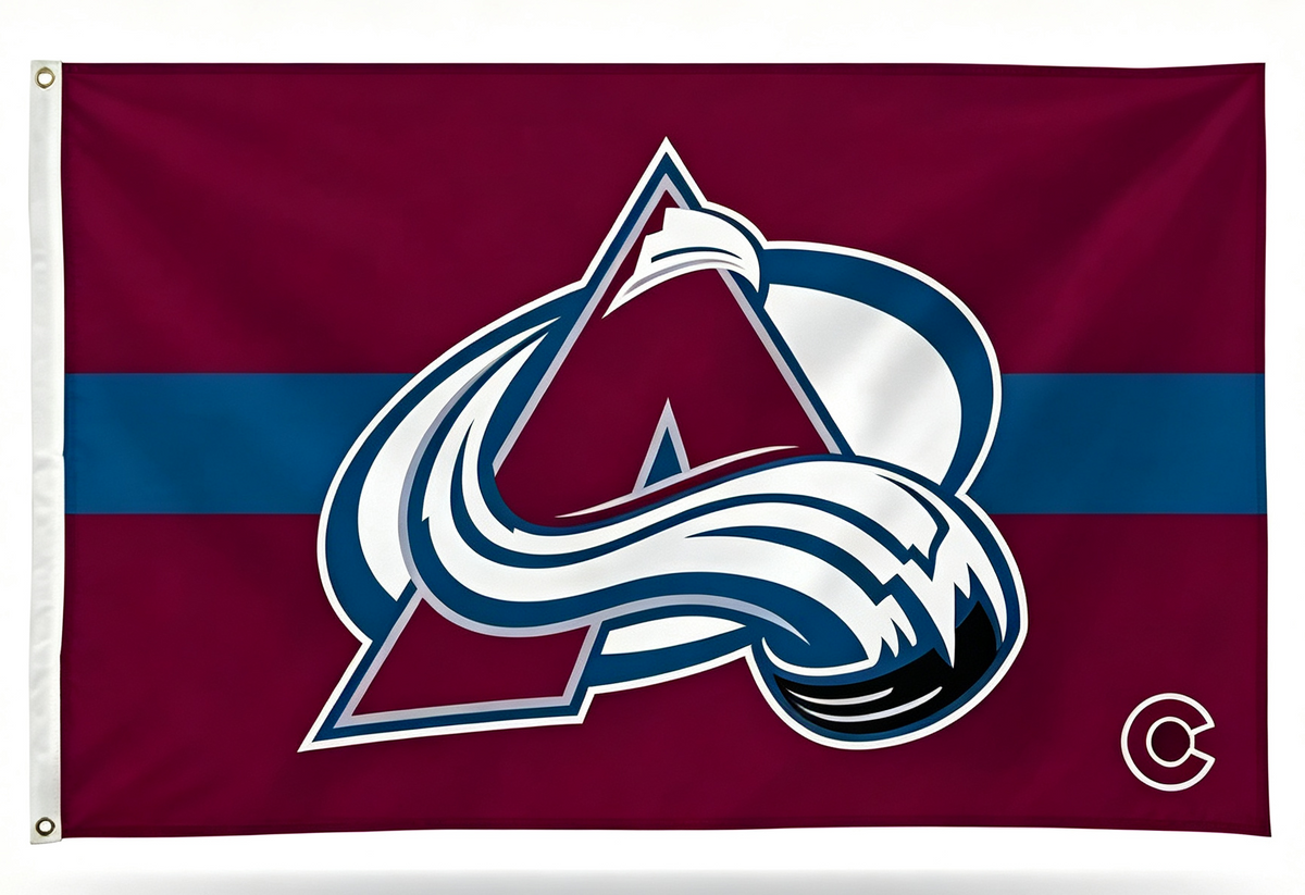 NHL Colorado Avalanche Flag-3x5FT Colorado Avalanche Hockey Banner-100% polyester