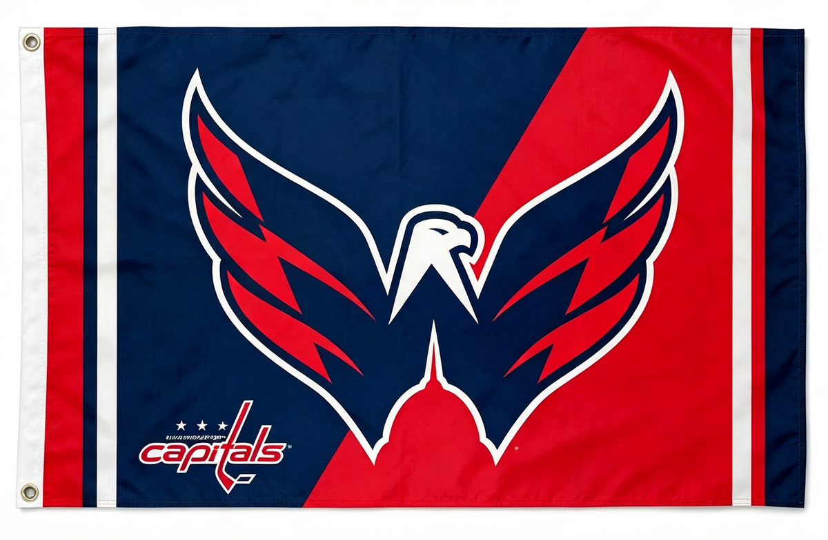 NHL Washington Capitals Flag-3x5FT Washington Capitals Banner-100% polyester