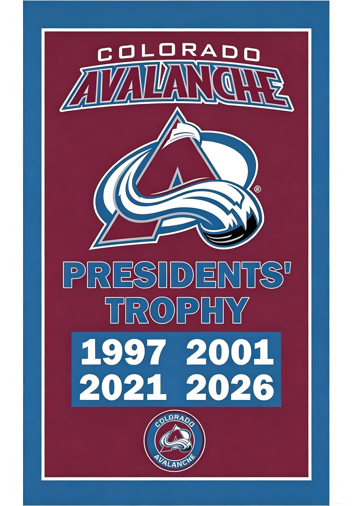 NHL Colorado Avalanche Flags -3x5FT Banner-100% polyester