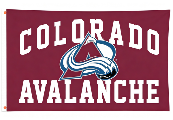 NHL Colorado Avalanche Flag-3x5FT Colorado Avalanche Hockey Banner-100% polyester