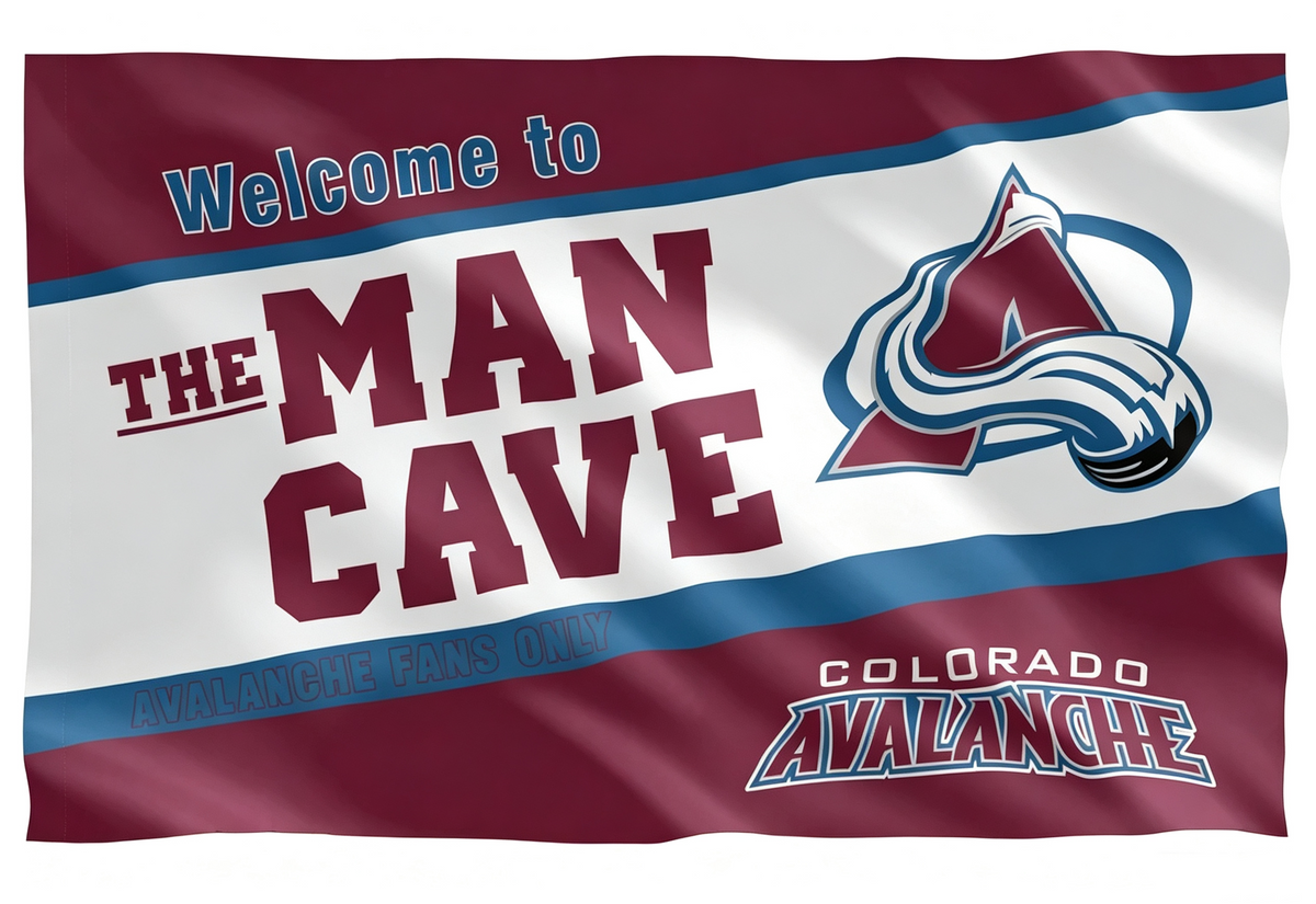 NHL Colorado Avalanche Flag-3x5FT Colorado Avalanche Hockey Banner-100% polyester