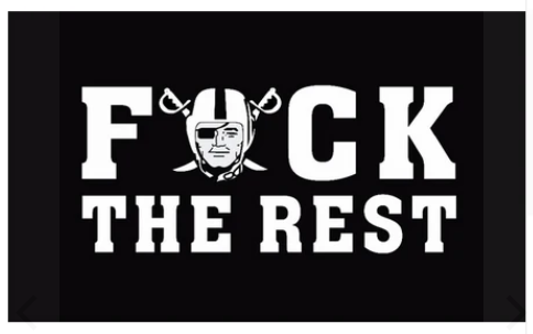 Las Vegas Raiders Flag-Double sided -3x5FT NFL Banner-100% polyester