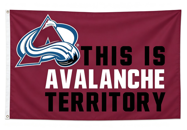 NHL Colorado Avalanche Flag-3x5FT Colorado Avalanche Hockey Banner-100% polyester