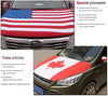Norway Car Hood Cover Flag ,Norwegian flag，Engine Banner Flag of Norway,3.3X5ft, 100% Polyester Elastic Fabrics Can be Washed Suitable for large SUV and Pickup Trucks