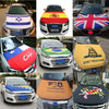 Car Auto Hood Cover with  Hood Cover Flag ,Engine Flag of Portugal,3.3X5ft/6X7FT, 100% Polyester Elastic Fabrics Can be Washed Suitable for large SUV and Pickup Trucks