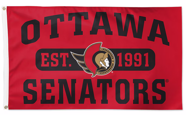 NHL Ottawa Senators Flag-3x5FT Banner-100% polyester