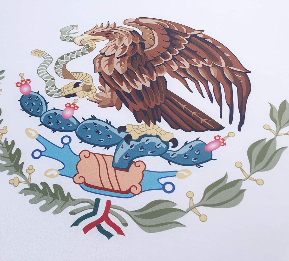 Mexico Car Hood Cover Flag ,México Engine Banner Flag,3.3X5ft/6X7FT,100% Polyester Elastic Fabrics Can be Washed