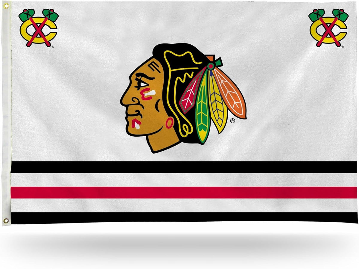 NHL Chicago Blackhawks Flag-3x5 Blackhawks Banner-100% polyester