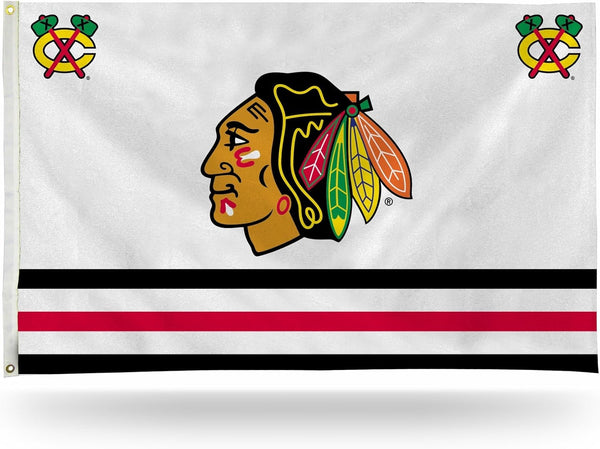 NHL Chicago Blackhawks Flag-3x5 Blackhawks Banner-100% polyester