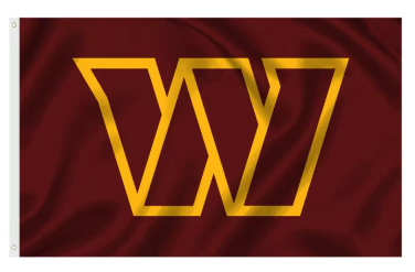 Washington Commanders Banners Washington Redskins Flag-3x5FT NFL Banner-100% polyester
