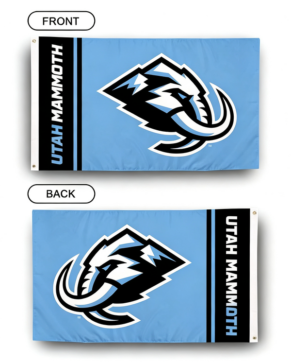NHL Utah Mammoth Flag-3x5Ft  Banner-100% polyester
