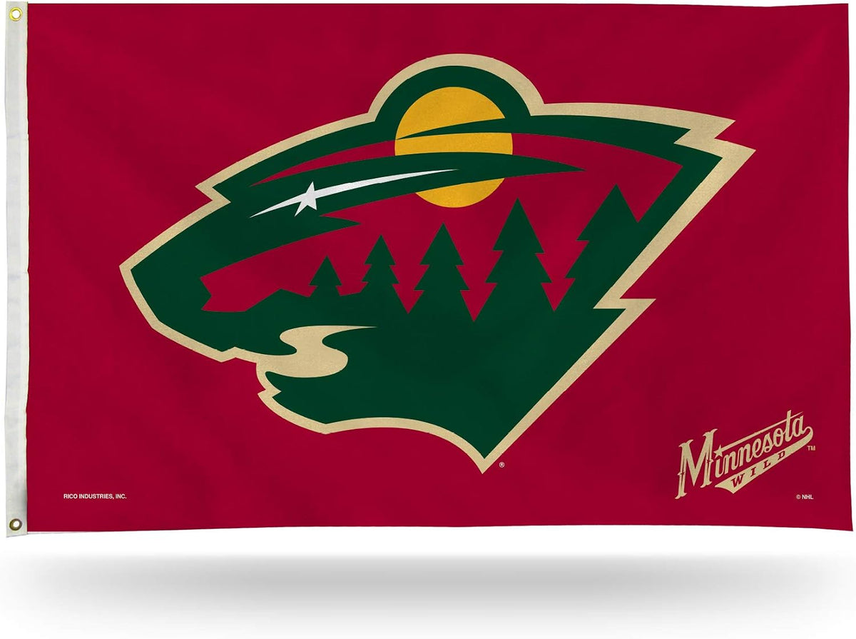 Minnesota Wild Flag-NHL Minnesota Wild Flag-3x5FT Banner-100% polyester