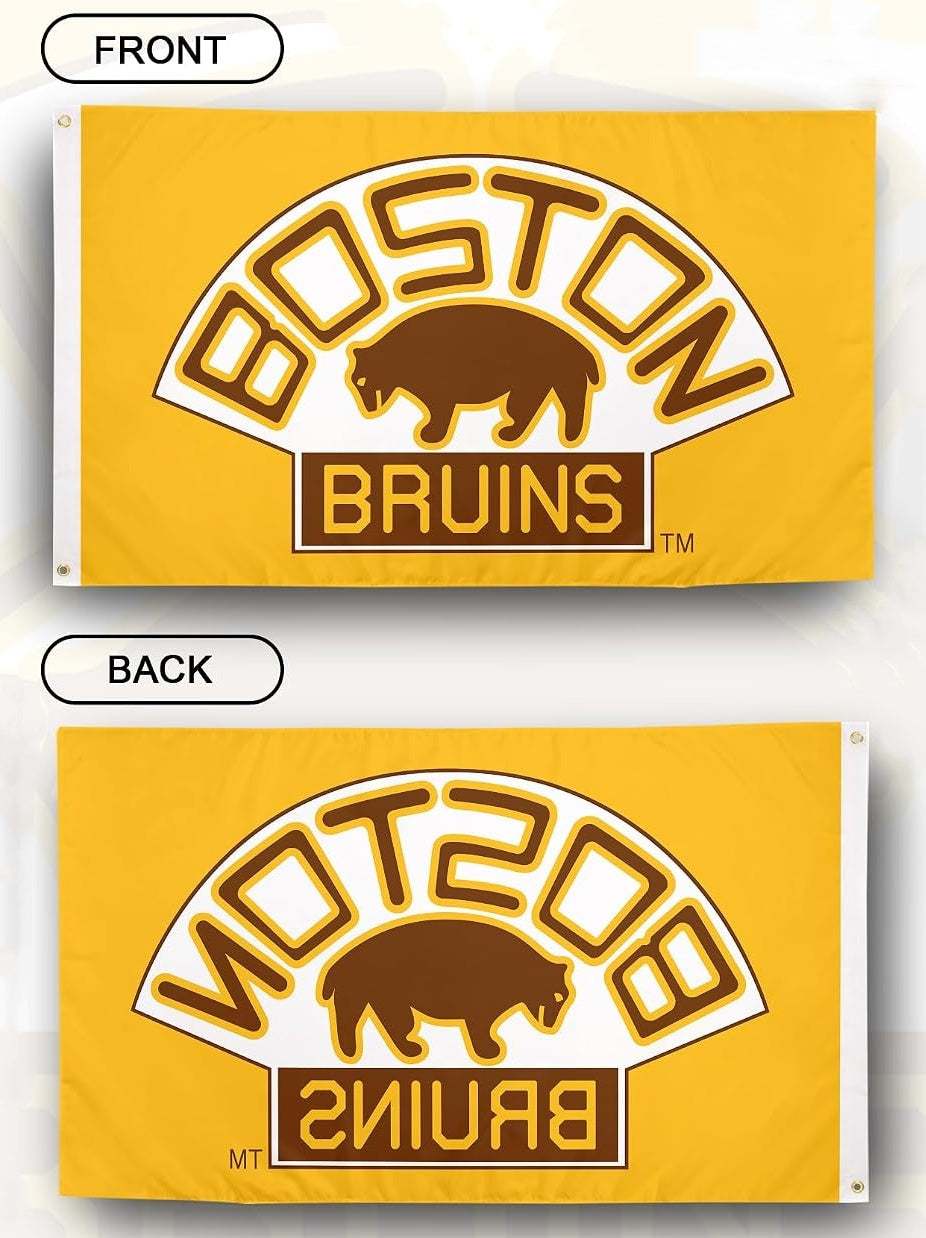 NHL Boston Bruins Flag-3x5Ft  Banner-100% polyester