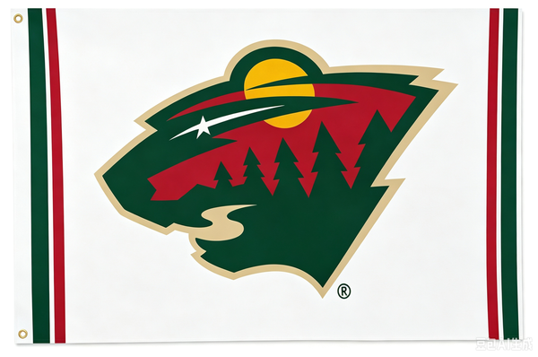 Minnesota Wild Flag-NHL Minnesota Wild Flag-3x5FT Banner-100% polyester