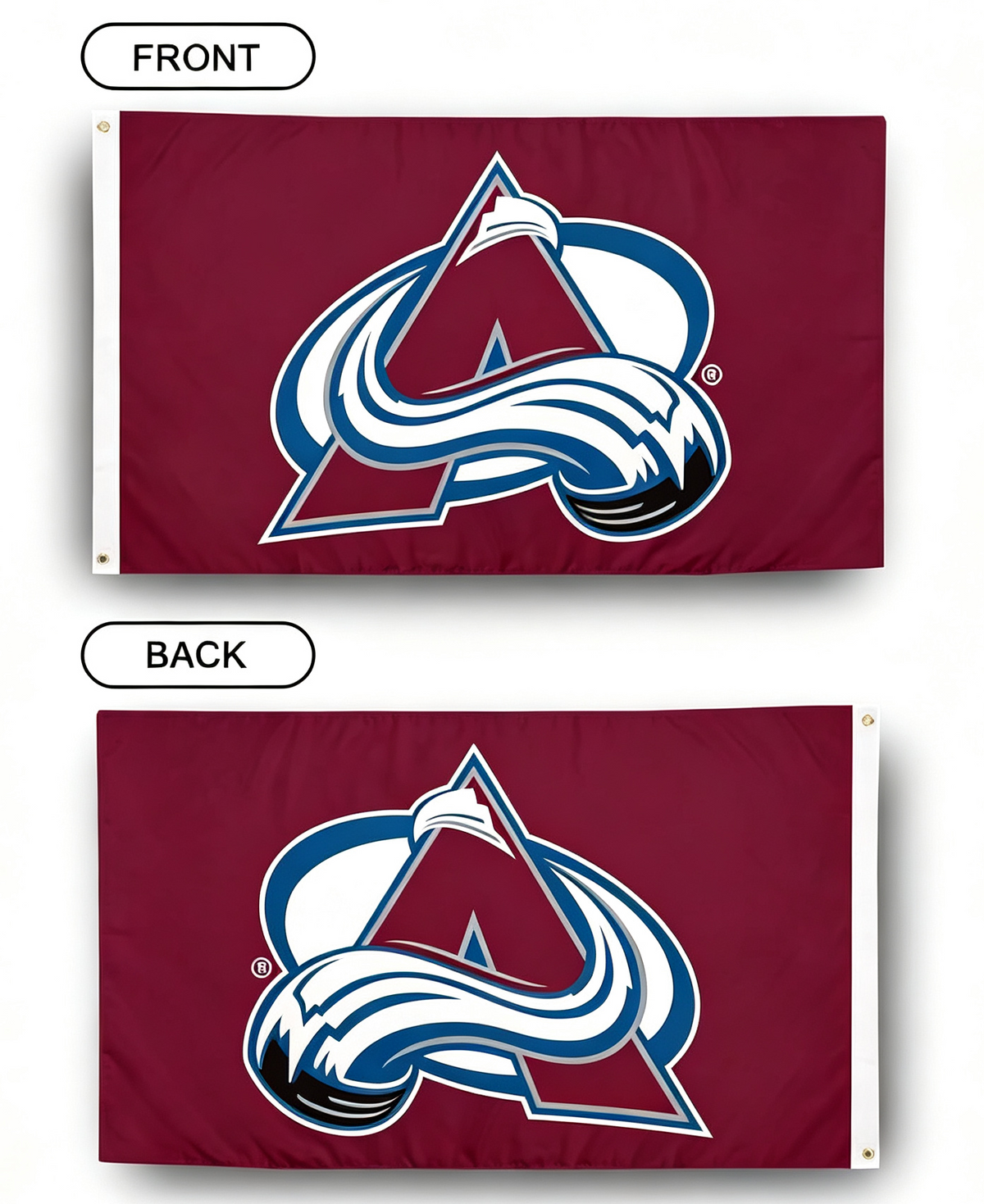 Colorado Avalanche Flag-3x5FT Banner-100% polyester