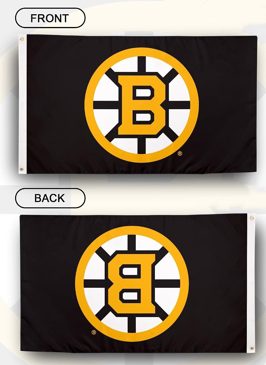NHL Boston Bruins Flag-3x5Ft  Banner-100% polyester