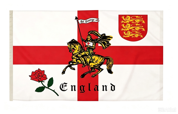 ST. George Flag-3x5 ft St. Georges School Banner-100% polyester St. George's-2 Metal Grommets-One sided /Two sided