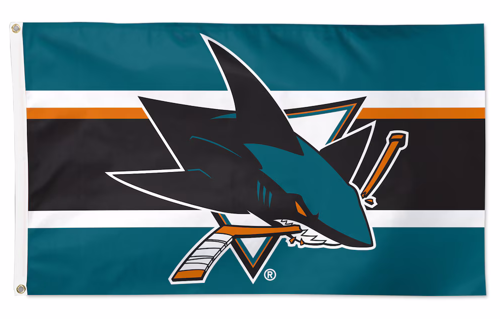 NHL San Jose Sharks Flag-3x5FT Banner-100% polyester