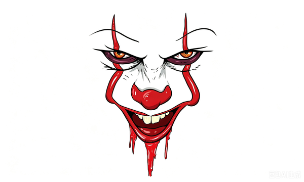 Pennywise face Flag-3x5Ft  Pennywise face blood Tapestry Banner-100% polyester