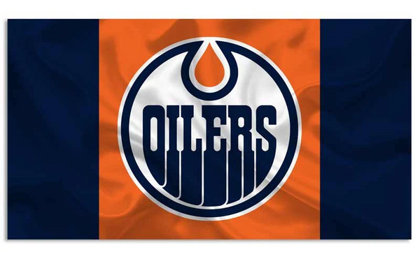 NHL Edmonton Oilers Flag-3x5FT Banner-100% polyester