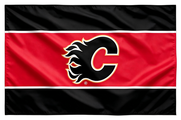 Calgary Flames Flag-3x5FT NHL Banner-100% polyester