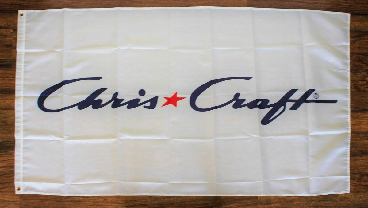 Chris Craft Boats Banner Flag Boat Racing Boating Advertising Marina Yacht -3x5 ft