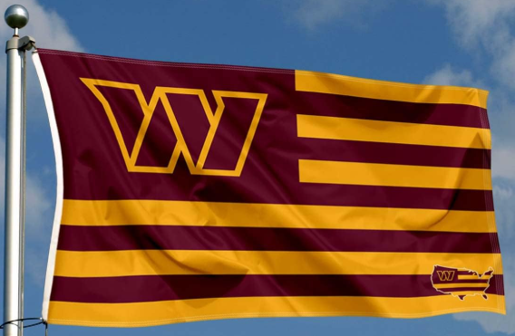 Washington Commanders Banners Washington Redskins Flag-3x5FT NFL Banner-100% polyester