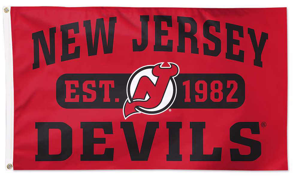NHL New Jersey Devils Flag-3x5FT NJ Devils Banner-100% polyester