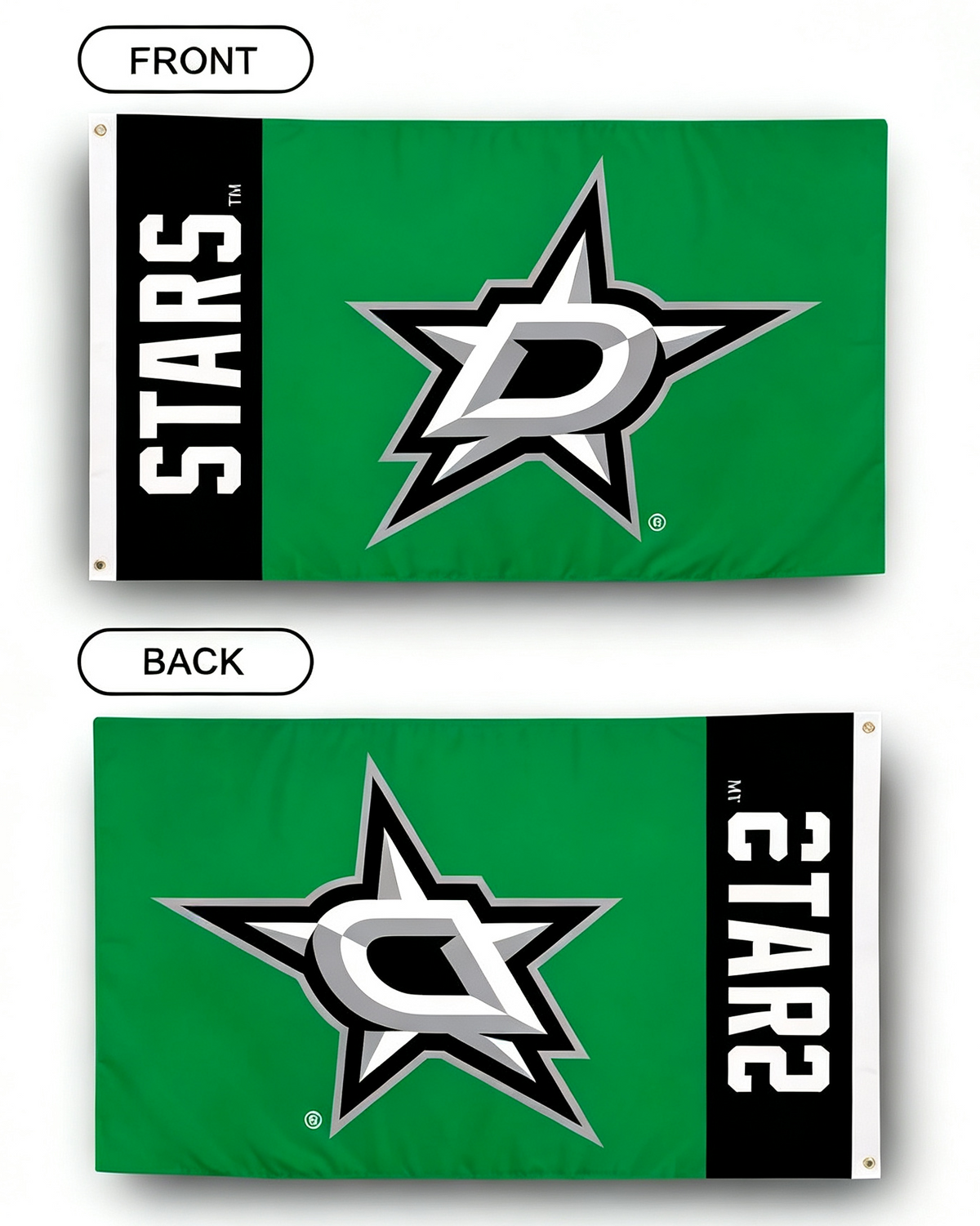 NHL Dallas Stars Flag-3x5FT Dallas Stars Banner-100% polyester