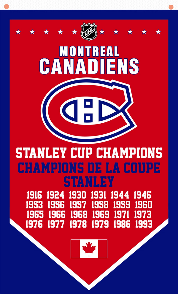 NHL Montreal Canadiens Flag-3x5FT Montreal Canadiens Hockey Banner-100% polyester