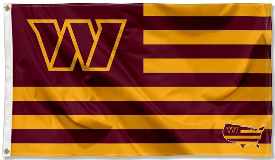 Washington Commanders Banners Washington Redskins Flag-3x5FT NFL Banner-100% polyester