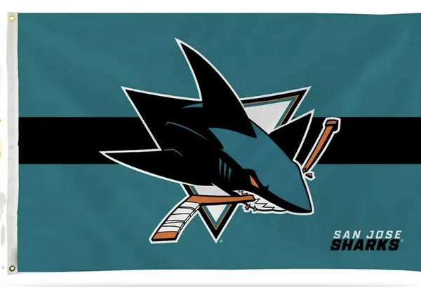 NHL San Jose Sharks Flag - 3x5FT San Jose Sharks Hockey Banner-100% polyester