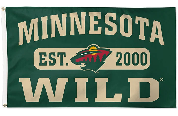 Minnesota Wild Flag-NHL Minnesota Wild Flag-3x5FT Banner-100% polyester