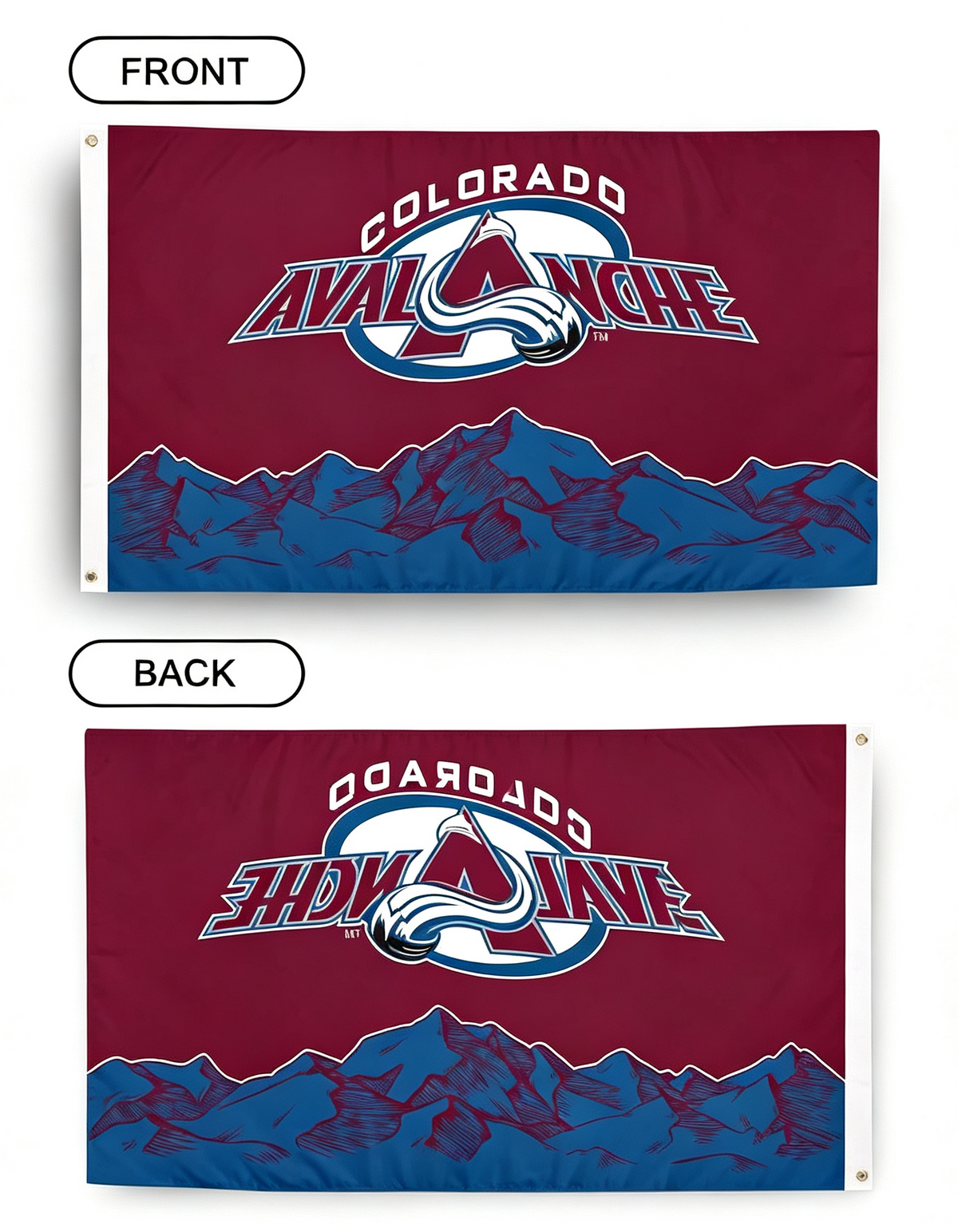 NHL Colorado Avalanche Flags -3x5FT Banner-100% polyester